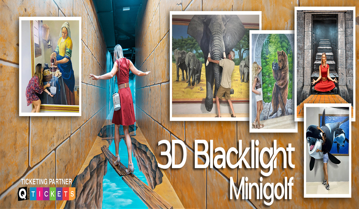 Book Tickets for 3D Blacklight Minigolf Dubai